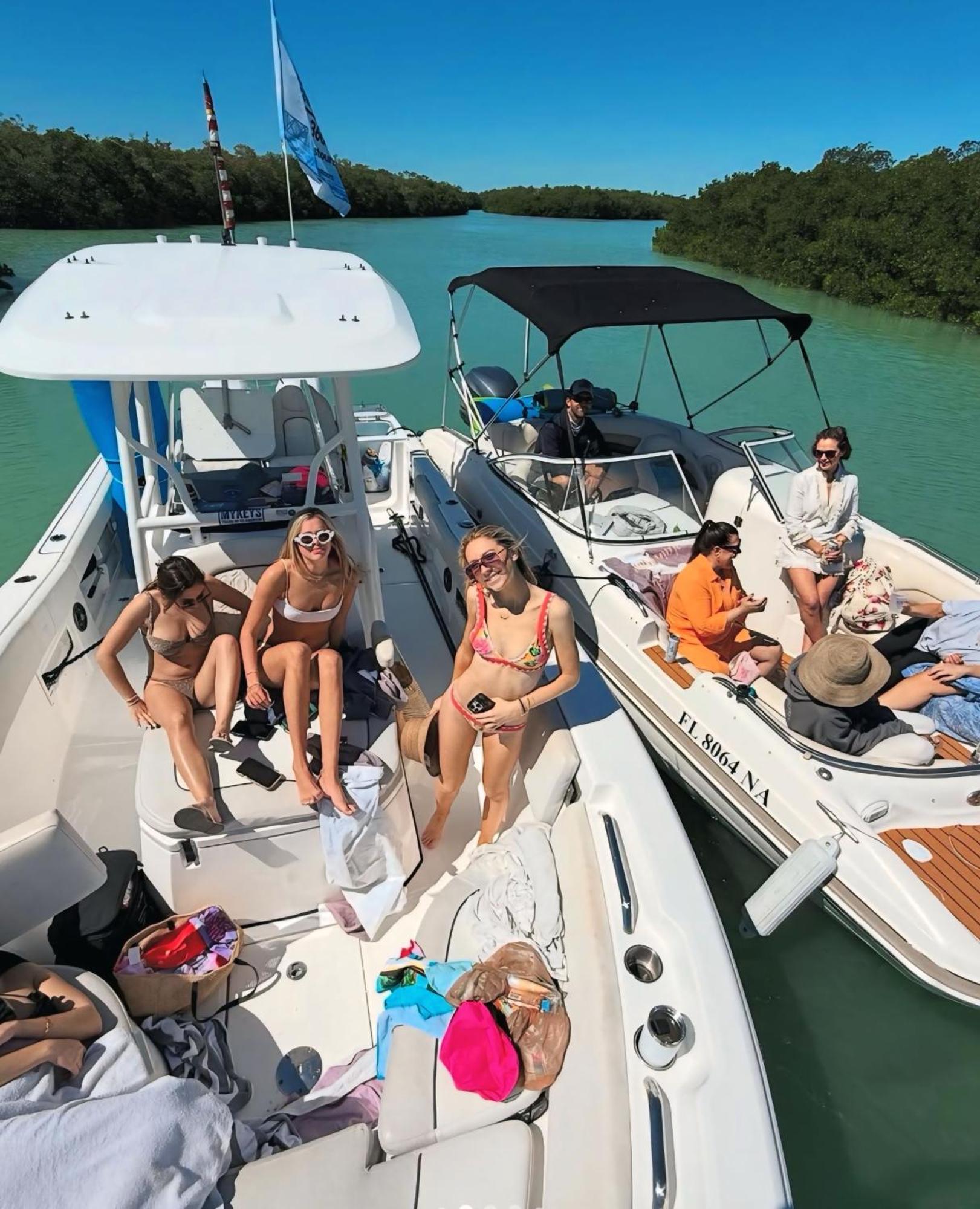 Botel Snorkel In Islamorada's Clear Blue Waters